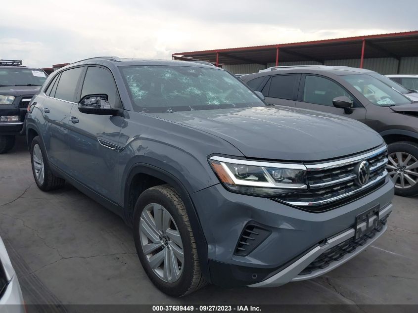 2022 VOLKSWAGEN ATLAS CROSS SPORT 3.6L V6 SE W/TECHNOLOGY - 1V2JE2CA5NC222348