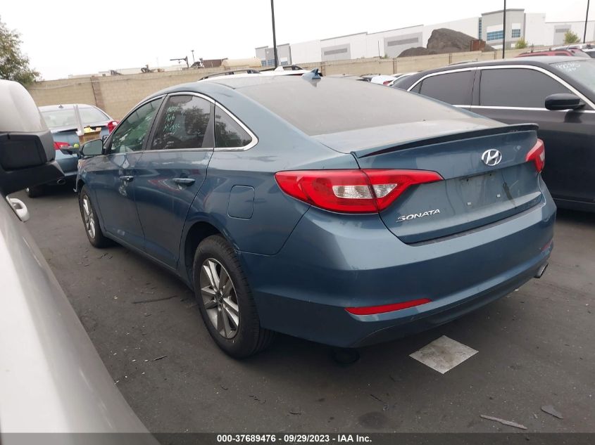 2017 HYUNDAI SONATA 2.4L - 5NPE24AF0HH484275