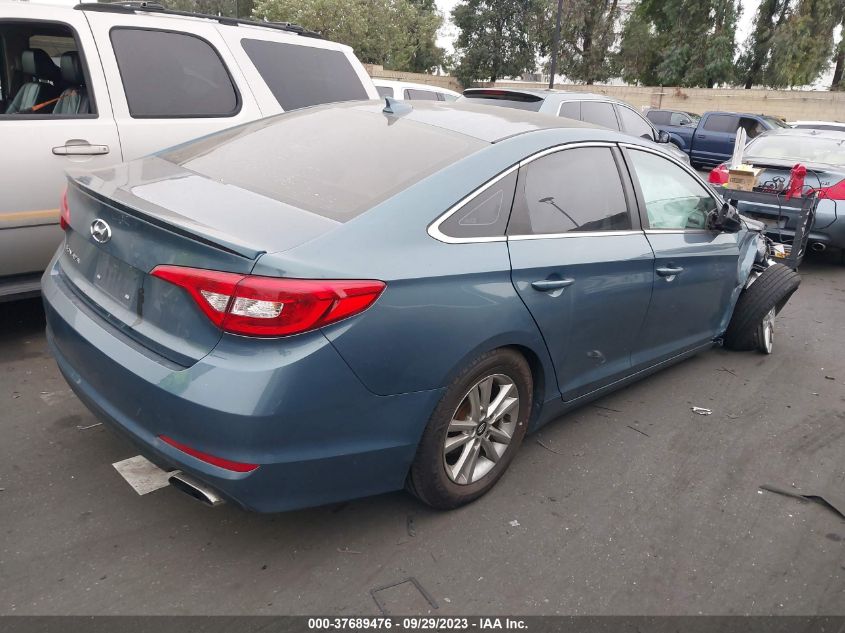 2017 HYUNDAI SONATA 2.4L - 5NPE24AF0HH484275