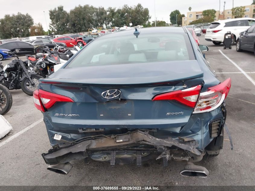 2016 HYUNDAI SONATA 2.4L SPORT - 5NPE34AFXGH360266