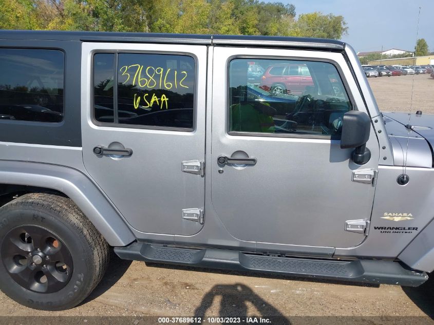 2013 JEEP WRANGLER UNLIMITED SAHARA - 1C4BJWEG9DL639481