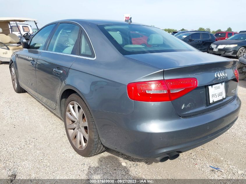 2013 AUDI A4 PREMIUM PLUS - WAUFFAFL5DN014997