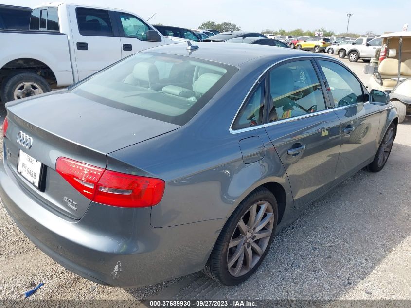 2013 AUDI A4 PREMIUM PLUS - WAUFFAFL5DN014997