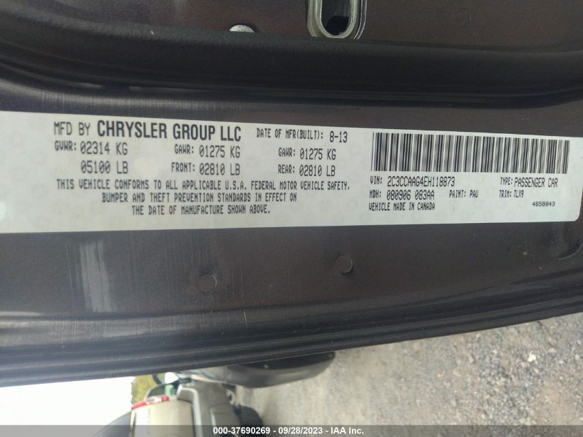 2014 CHRYSLER 300 - 2C3CCAAG4EH118873