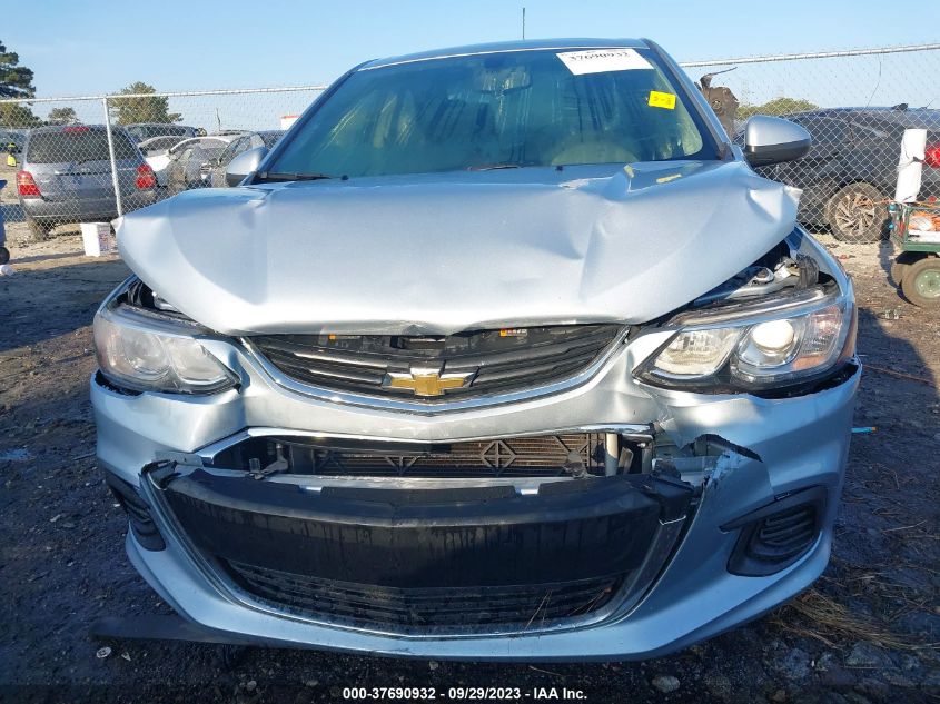 2017 CHEVROLET SONIC LT - 1G1JD5SH2H4140184
