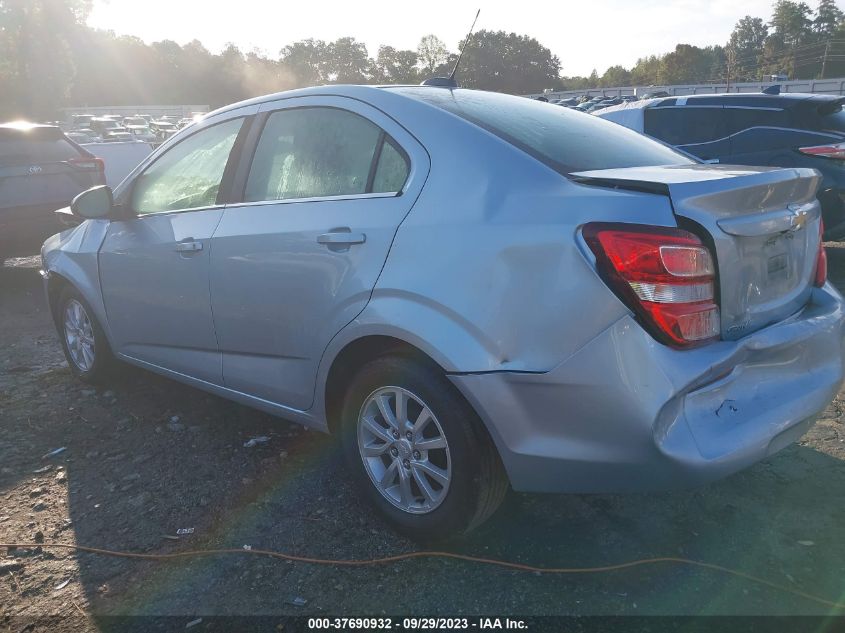 2017 CHEVROLET SONIC LT - 1G1JD5SH2H4140184