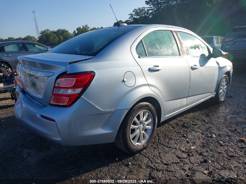 2017 CHEVROLET SONIC LT - 1G1JD5SH2H4140184