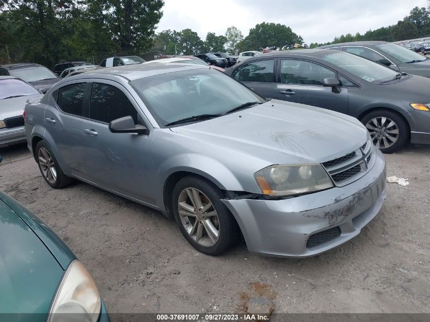 2013 DODGE AVENGER SE V6 - 1C3CDZAG4DN769440