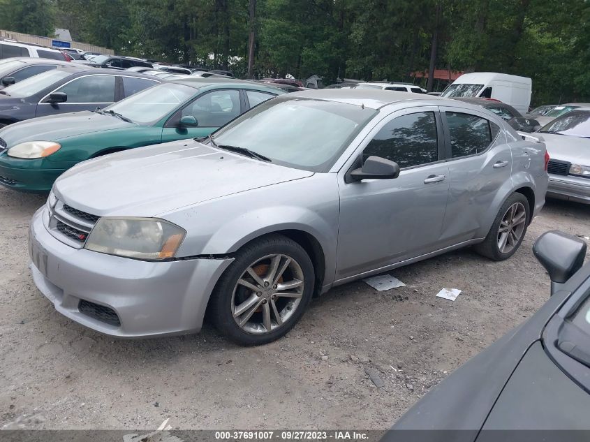 2013 DODGE AVENGER SE V6 - 1C3CDZAG4DN769440