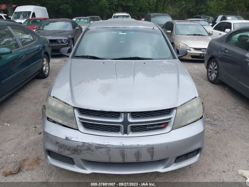 2013 DODGE AVENGER SE V6 - 1C3CDZAG4DN769440