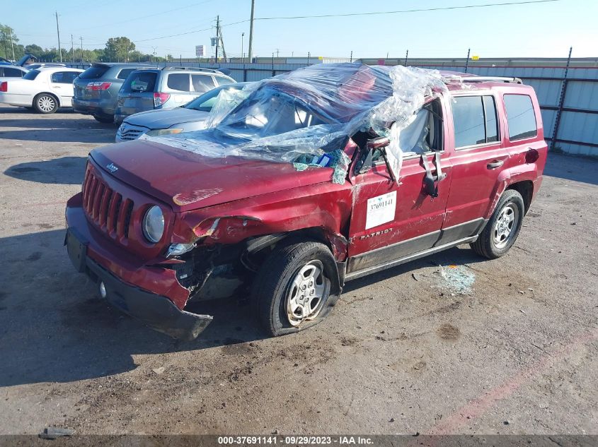 2016 JEEP PATRIOT SPORT - 1C4NJPBB2GD810047