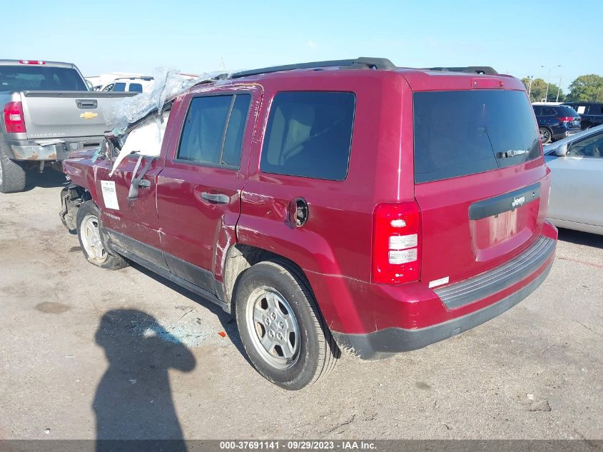2016 JEEP PATRIOT SPORT - 1C4NJPBB2GD810047