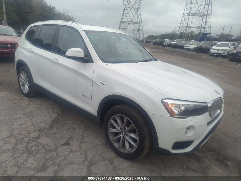 2017 BMW X3 XDRIVE28I - 5UXWX9C39H0W77140