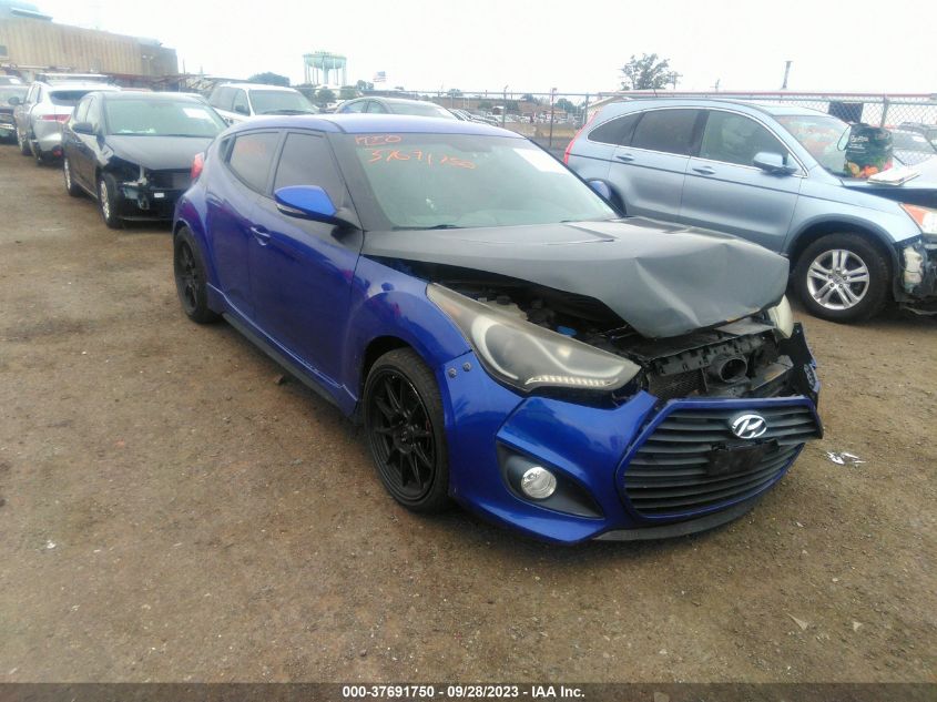 2015 HYUNDAI VELOSTER TURBO - KMHTC6AE8FU218122