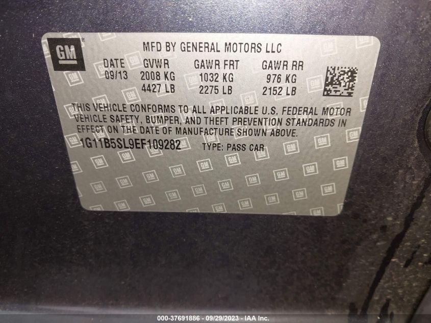 2014 CHEVROLET MALIBU LS - 1G11B5SL9EF109282