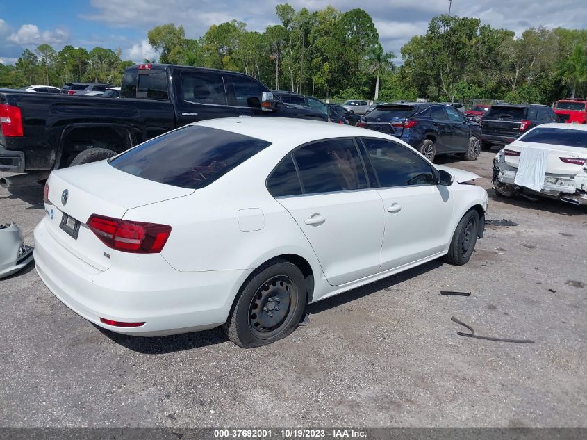 2017 VOLKSWAGEN JETTA S - 3VW2B7AJ1HM392091