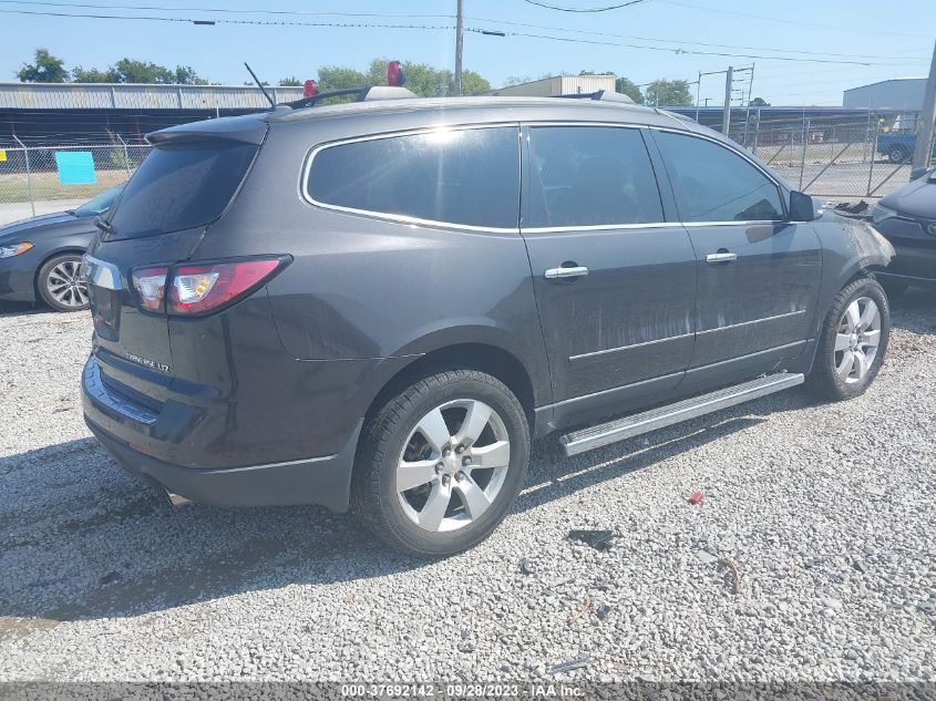 2015 CHEVROLET TRAVERSE LTZ - 1GNKRJKD7FJ355424
