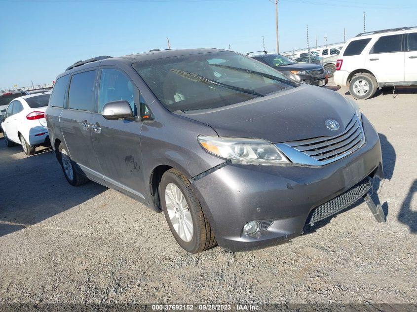 2015 TOYOTA SIENNA XLE/XLE AAS/LTD - 5TDYK3DC1FS662386