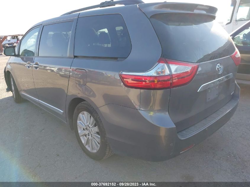 2015 TOYOTA SIENNA XLE/XLE AAS/LTD - 5TDYK3DC1FS662386
