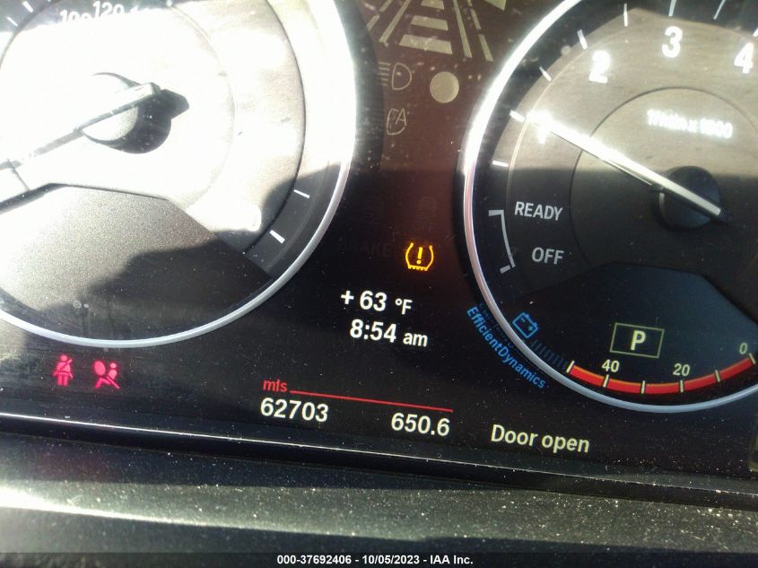2013 BMW 320I XDRIVE WBA3C3C50DF982805