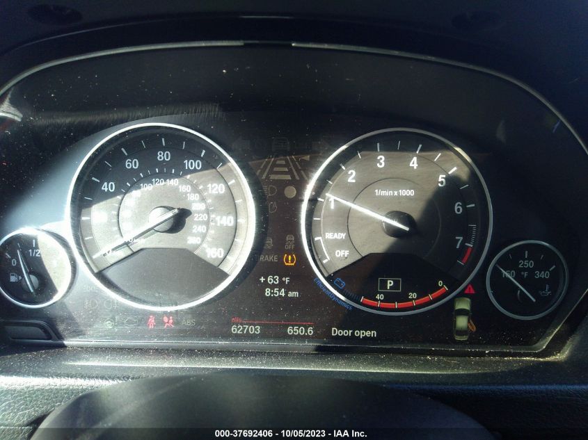 2013 BMW 320I XDRIVE WBA3C3C50DF982805
