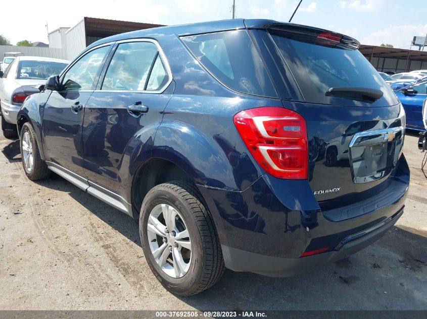 2017 CHEVROLET EQUINOX LS - 2GNALBEK4H1526365