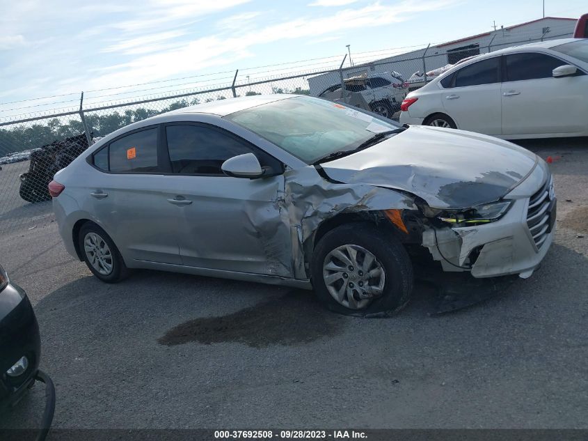 2017 HYUNDAI ELANTRA SE - 5NPD74LF6HH148186