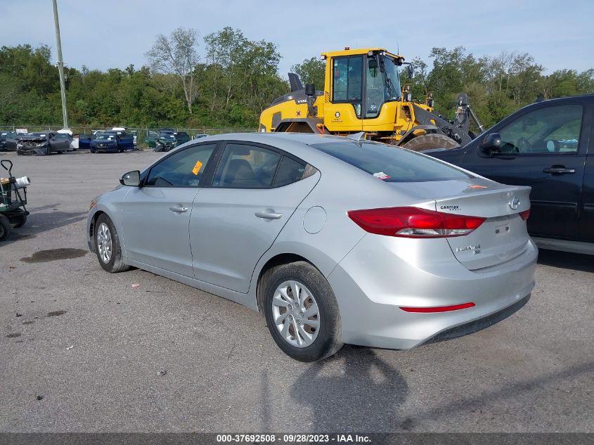 2017 HYUNDAI ELANTRA SE - 5NPD74LF6HH148186