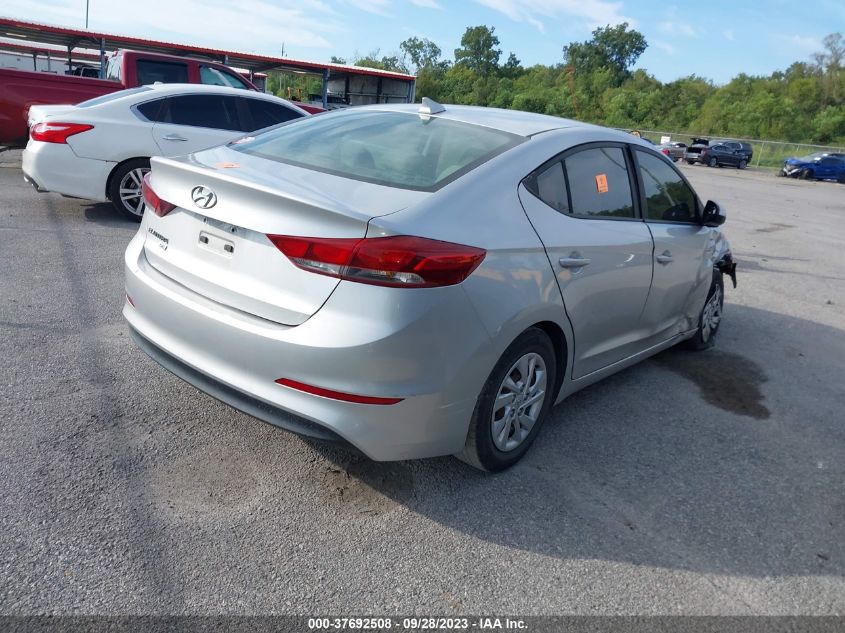 2017 HYUNDAI ELANTRA SE - 5NPD74LF6HH148186