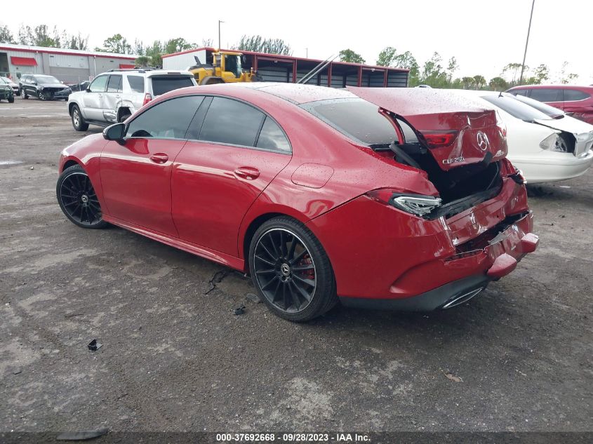 2020 MERCEDES-BENZ CLA CLA 250 - W1K5J4GB6LN125129