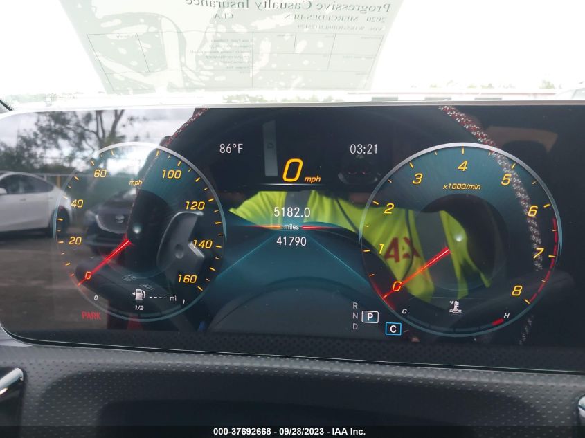 2020 MERCEDES-BENZ CLA CLA 250 - W1K5J4GB6LN125129