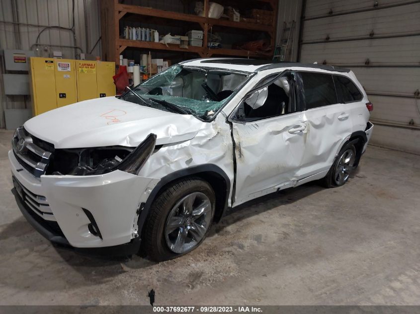 2019 TOYOTA HIGHLANDER LIMITED - 5TDDZRFH3KS712043