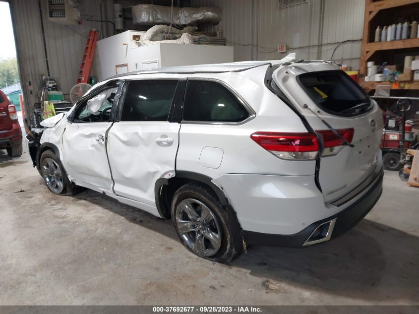 2019 TOYOTA HIGHLANDER LIMITED - 5TDDZRFH3KS712043