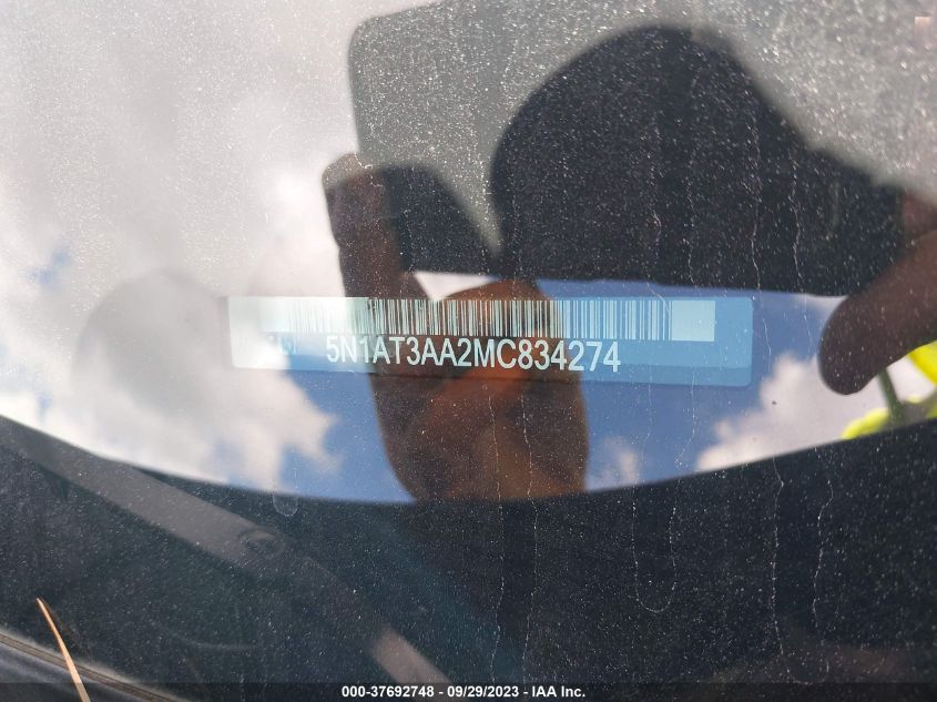 2021 NISSAN ROGUE S - 5N1AT3AA2MC834274