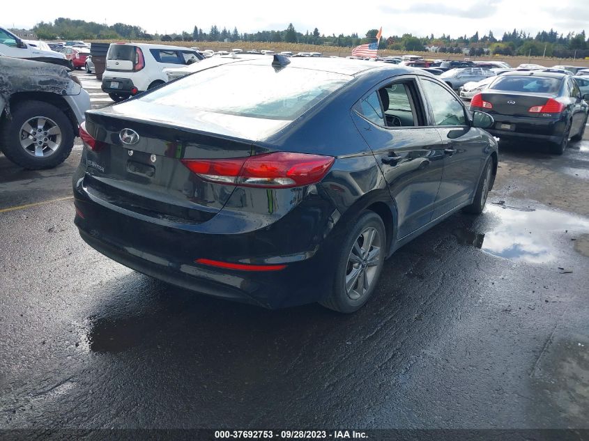 2018 HYUNDAI ELANTRA SEL - 5NPD84LF3JH240374