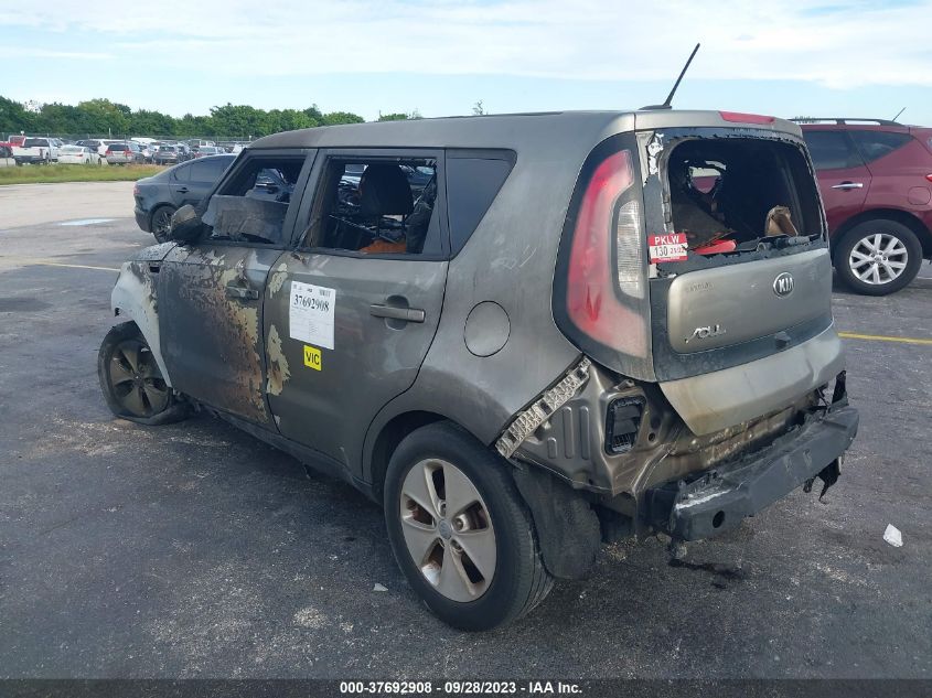 2016 KIA SOUL BASE - KNDJN2A25G7276287