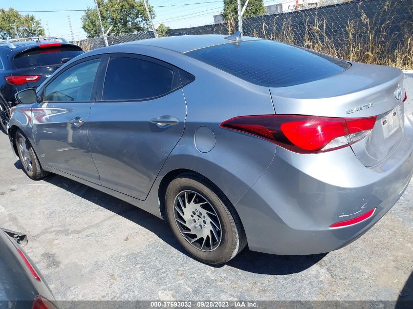 2015 HYUNDAI ELANTRA SE - 5NPDH4AE7FH549136
