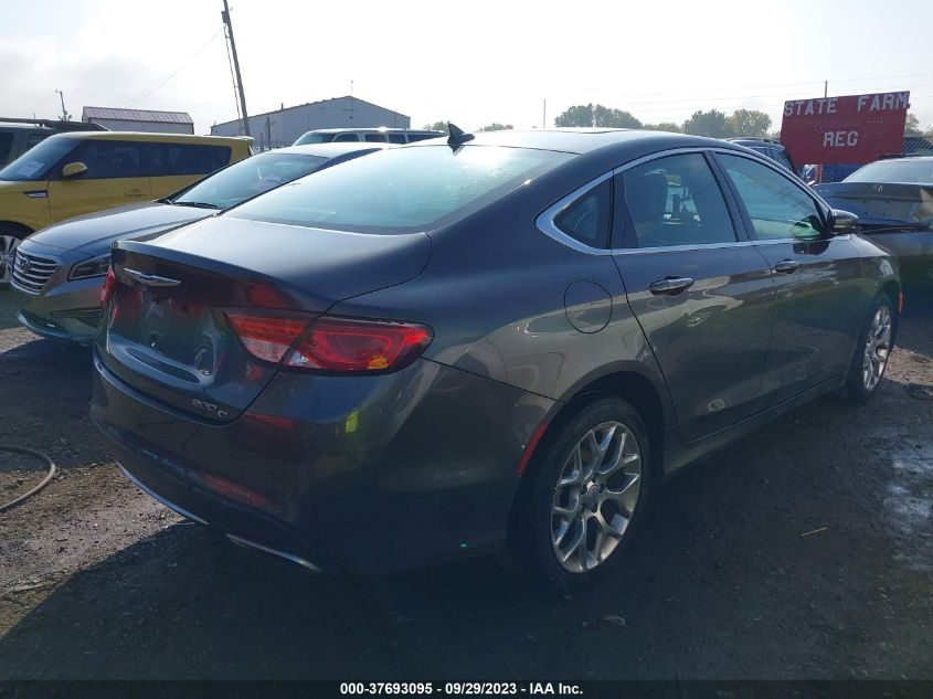 2015 CHRYSLER 200 C - 1C3CCCCG0FN711129