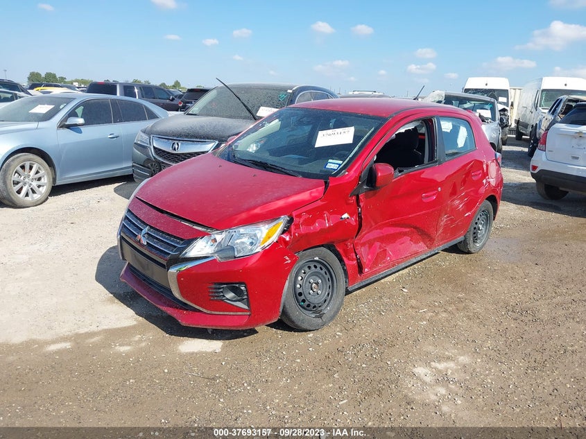 VIN ML32AUHJ5NH008830 2022 MITSUBISHI MIRAGE ES/LE