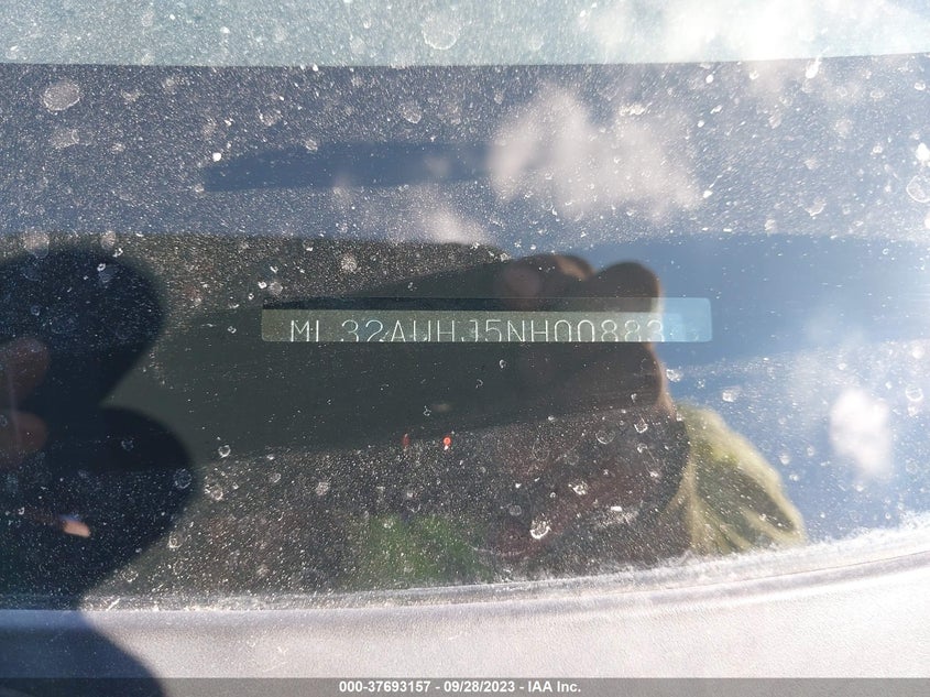 VIN ML32AUHJ5NH008830 2022 MITSUBISHI MIRAGE ES/LE