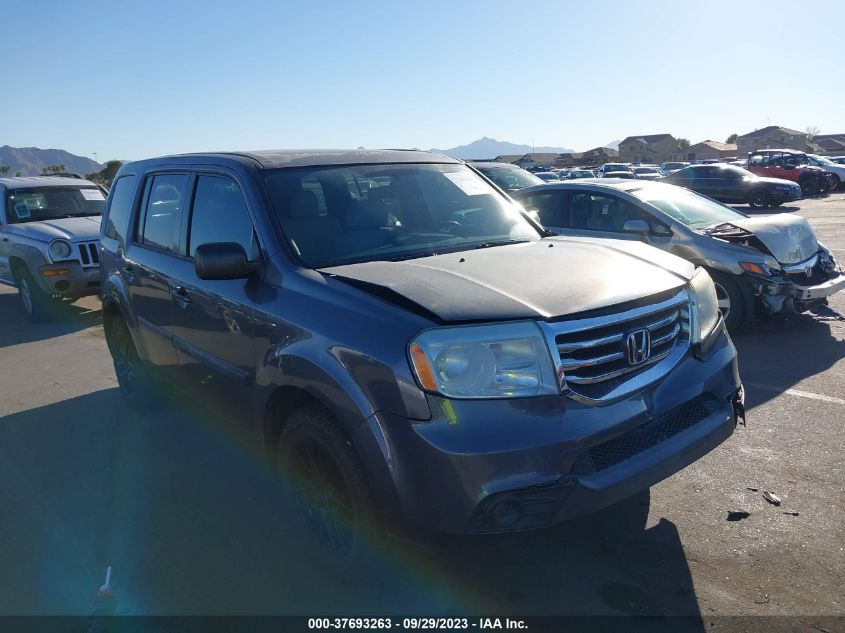 2015 HONDA PILOT LX - 5FNYF4H21FB013204