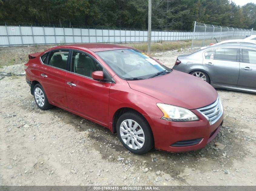 2014 NISSAN SENTRA S - 3N1AB7AP5EL678341