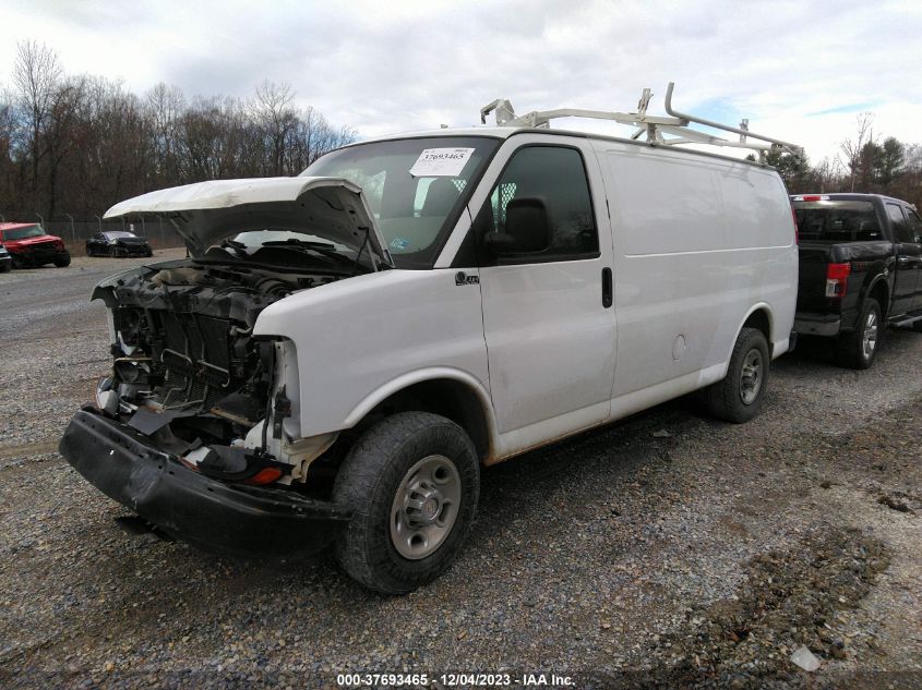 2014 CHEVROLET EXPRESS 2500 WORK VAN 1GCWGFCG3E1133841
