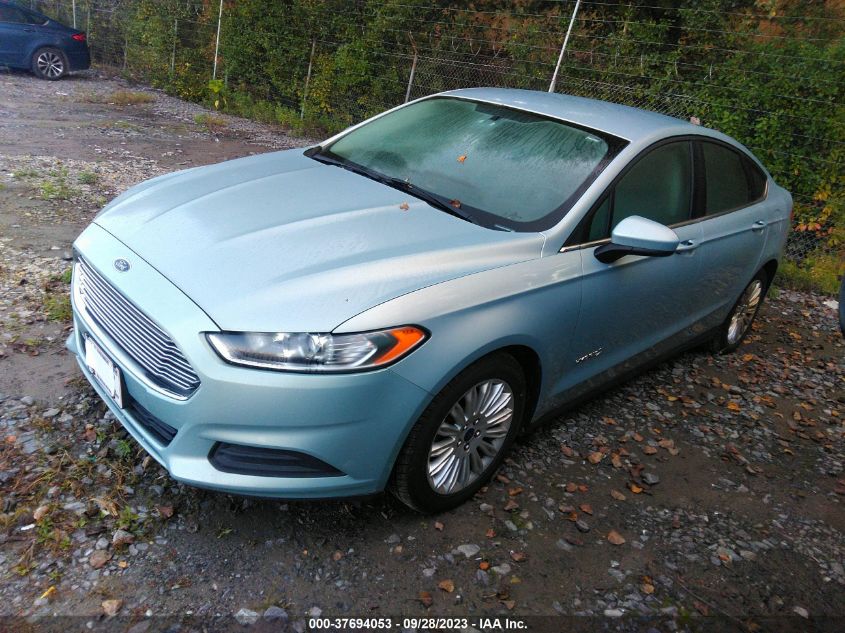 2014 FORD FUSION S HYBRID - 3FA6P0UU7ER368966