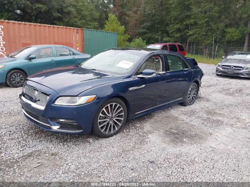 2017 LINCOLN CONTINENTAL SELECT - 1LN6L9SKXH5600801