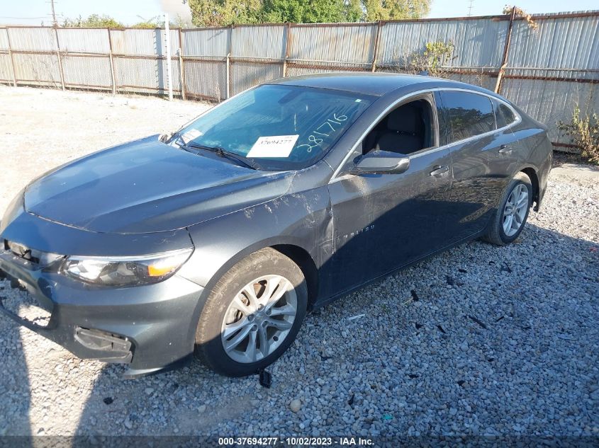 2016 CHEVROLET MALIBU LT - 1G1ZE5ST2GF281716
