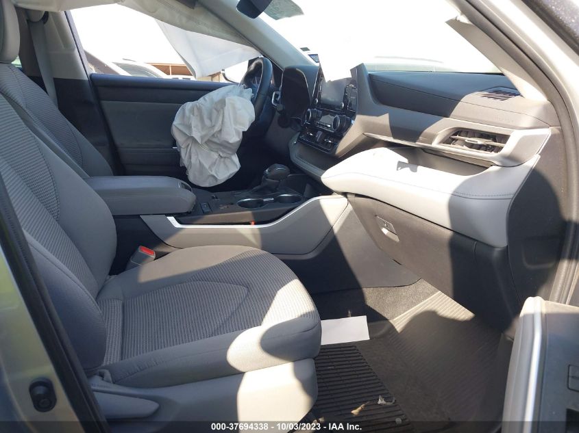 2022 TOYOTA HIGHLANDER L/LE - 5TDZZRAH1NS560037