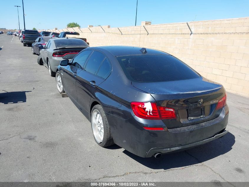 2013 BMW 5 SERIES 535I - WBAFR7C51DC825272