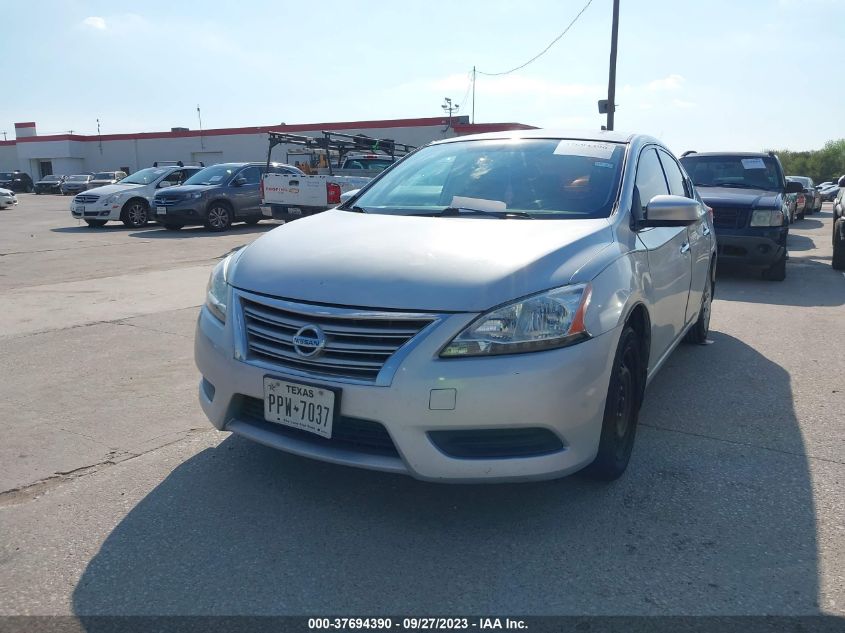 2013 NISSAN SENTRA SV - 1N4AB7AP4DN909084