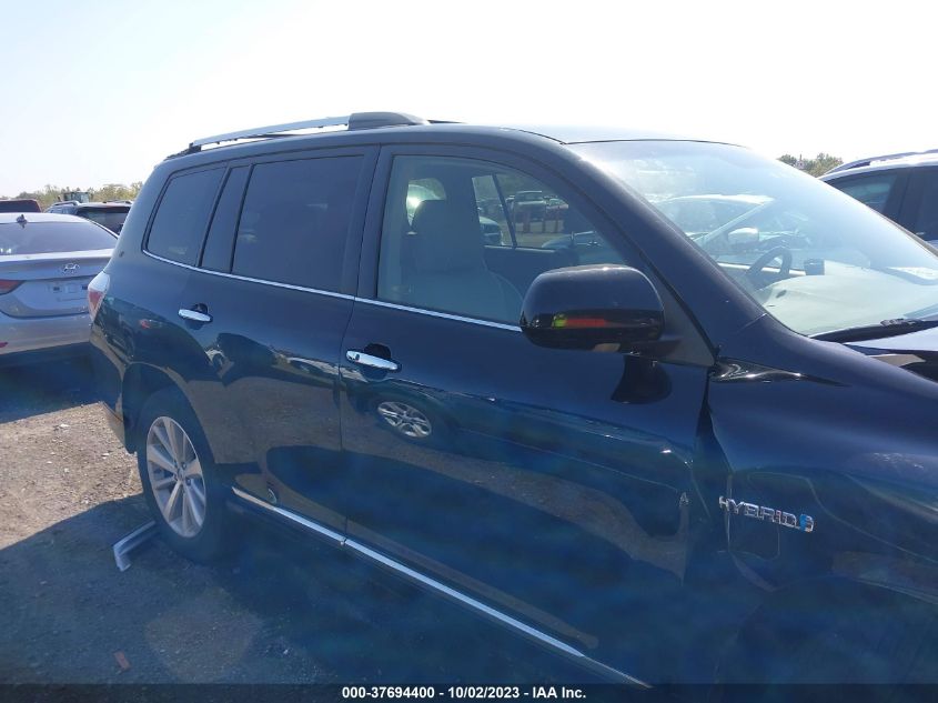 2013 TOYOTA HIGHLANDER HYBRID LIMITED JTEDC3EH7D2012676